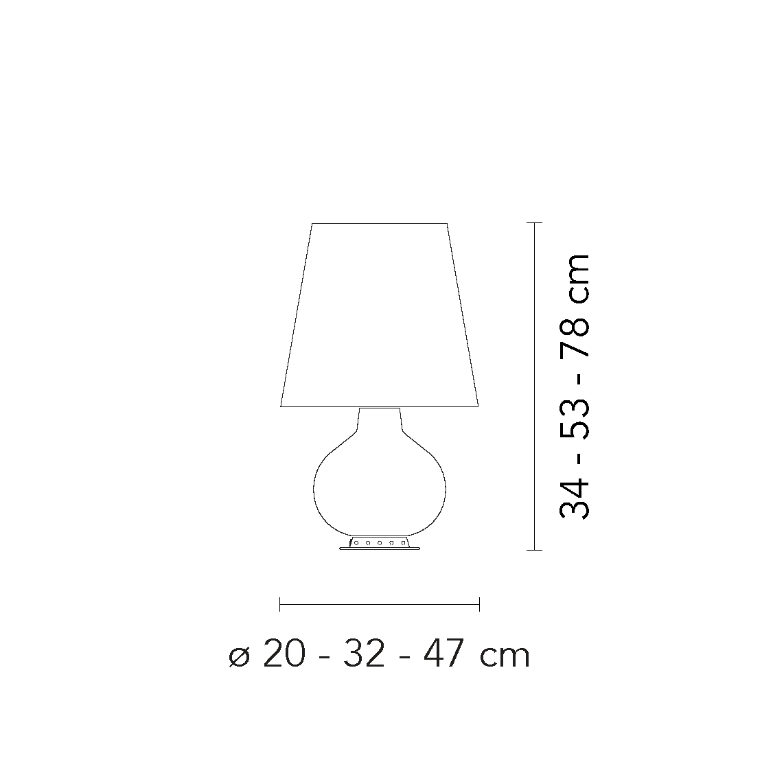 Schema dimensioni e ingombri