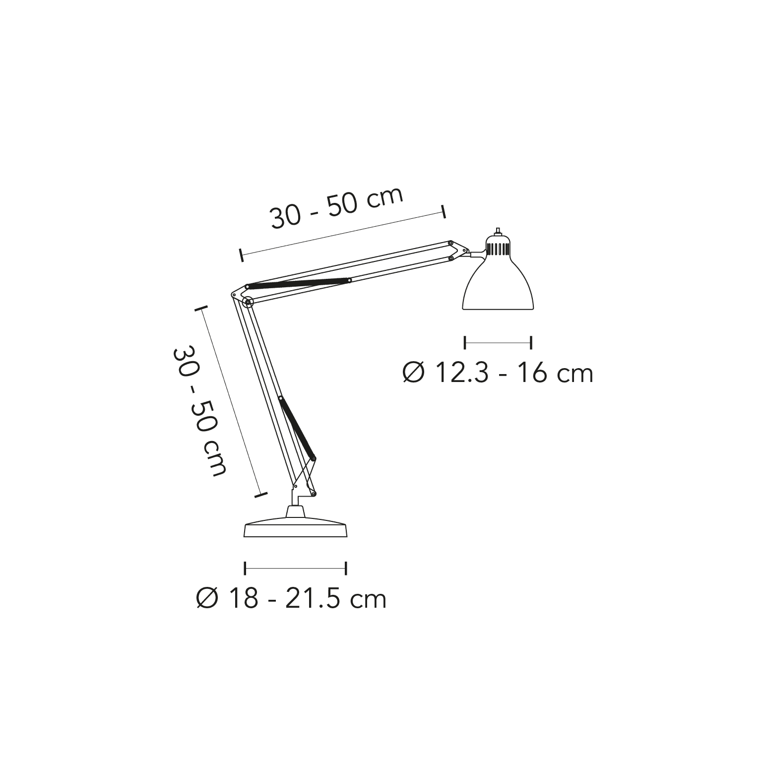 Schema dimensioni e ingombri