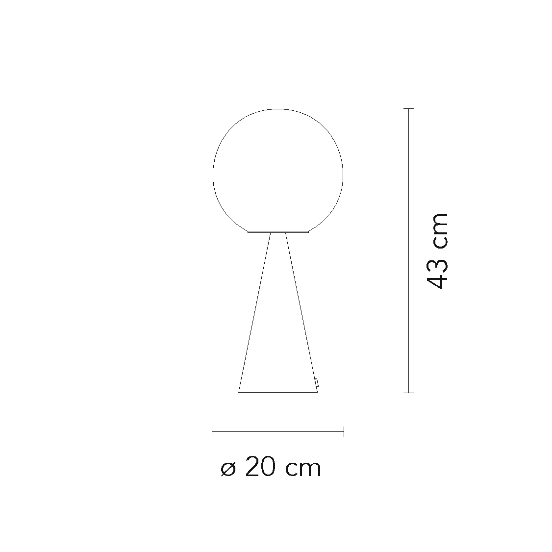Schema dimensioni e ingombri