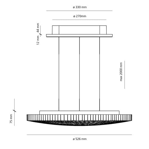 Schema dimensioni e ingombri