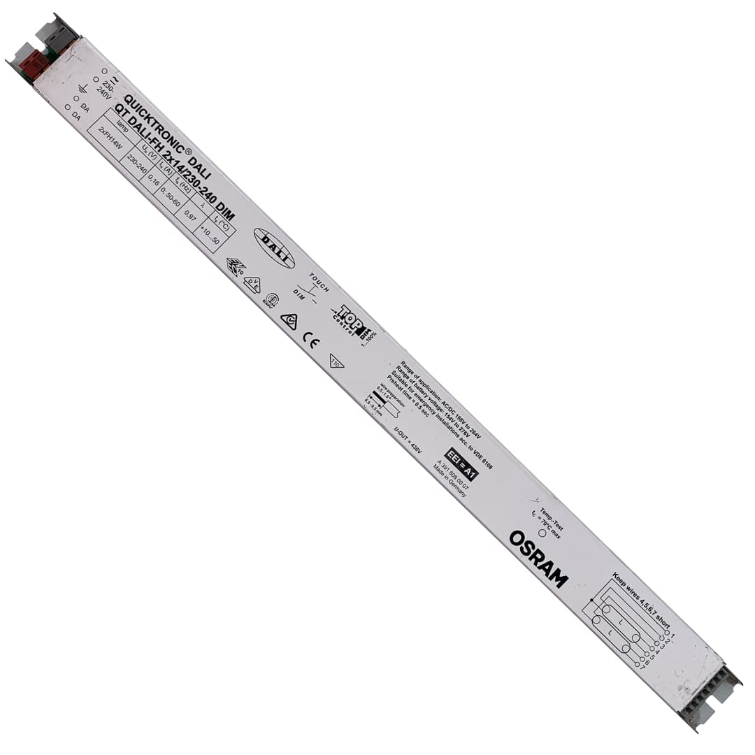 Elektronisches T5-Leuchtstoffröhren-Vorschaltgerät 2x14W OSRAM, dimmbar
