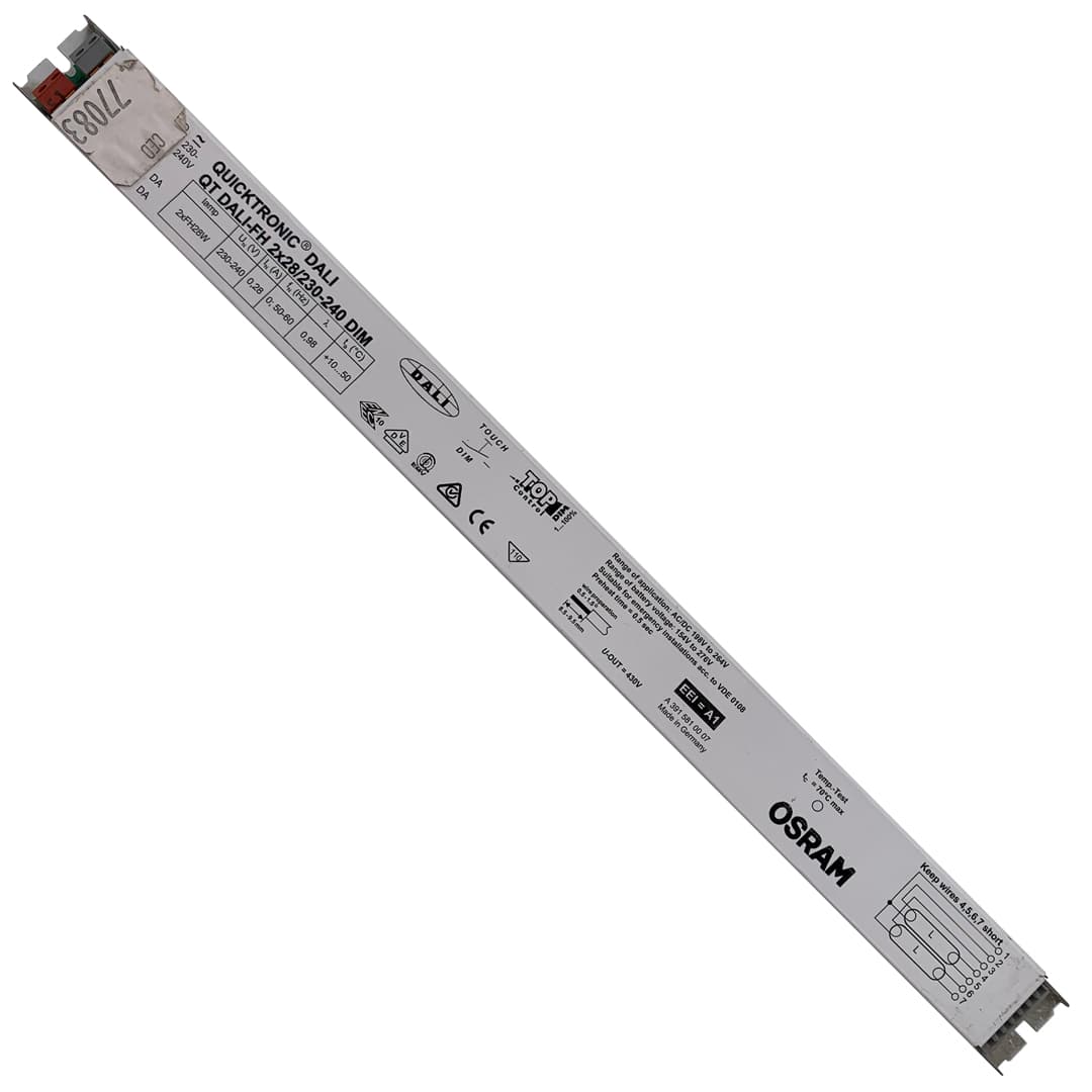 Elektronisches T5-Leuchtstoffröhren-Vorschaltgerät 2x28W OSRAM, dimmbar