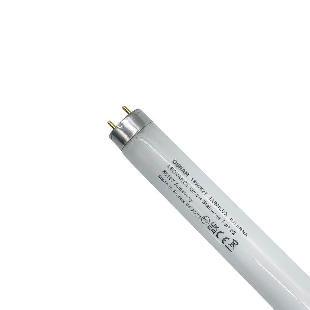 Tubo Fluorescente T8 18W 827 OSRAM - Luce Calda