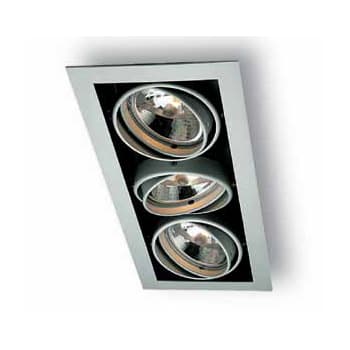 Shape 3 Adjustable Recessed Spot Light, Aluminum, TLB Italy