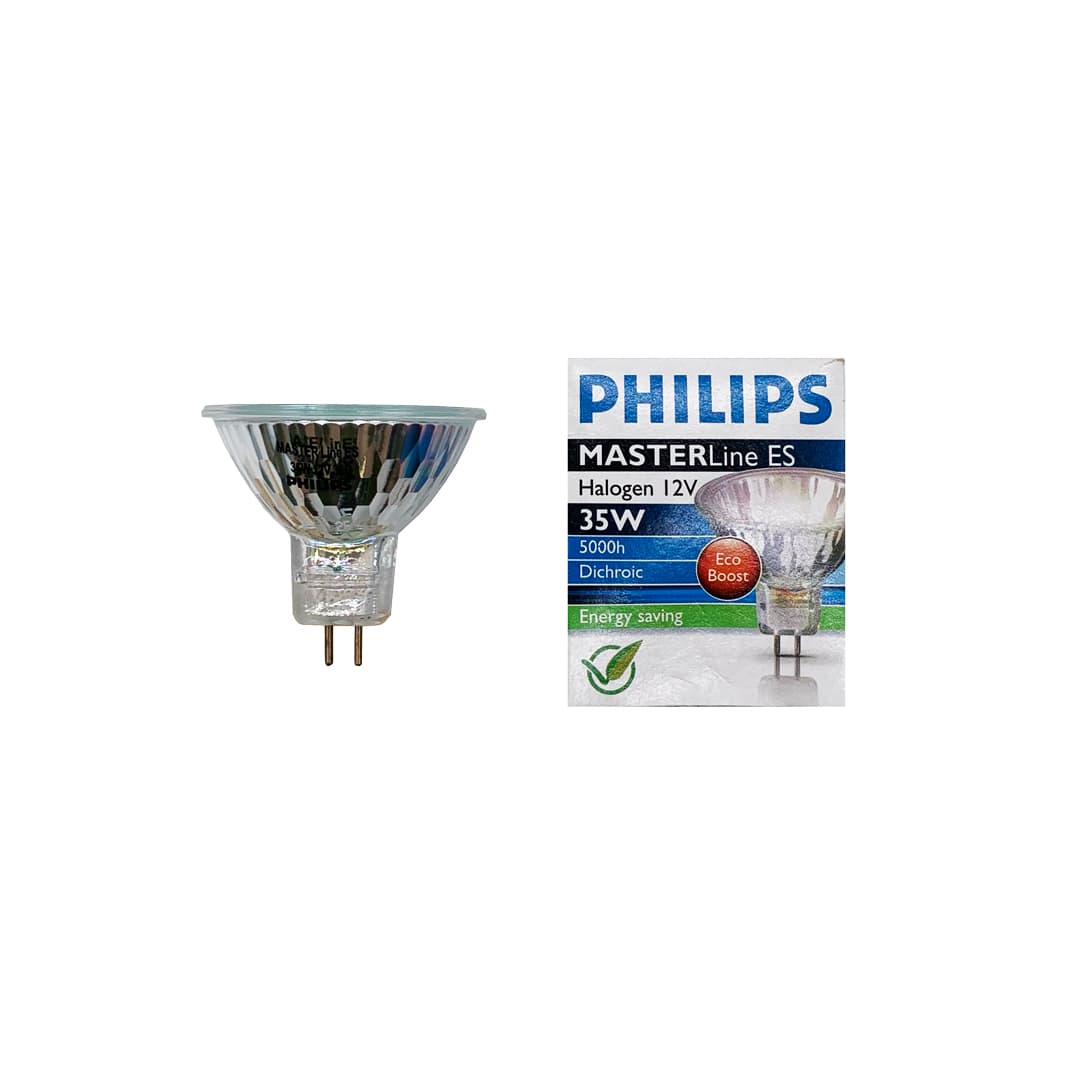 Ampoule halogène dichroïque MR16 35 W 12 V GU5.3 36° Philips