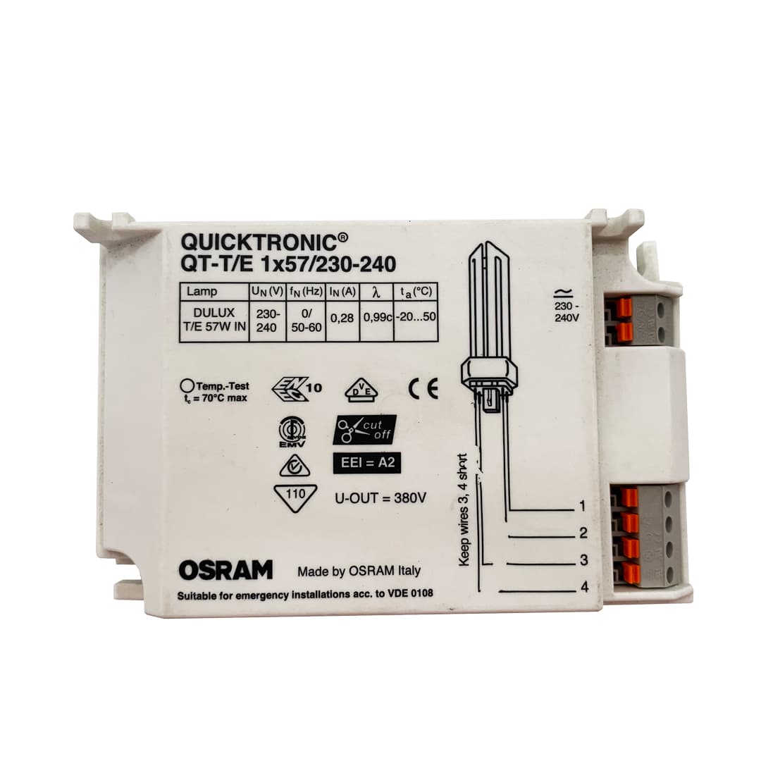 Elektronisches Vorschaltgerät für Leuchtstofflampen 57 W, OSRAM