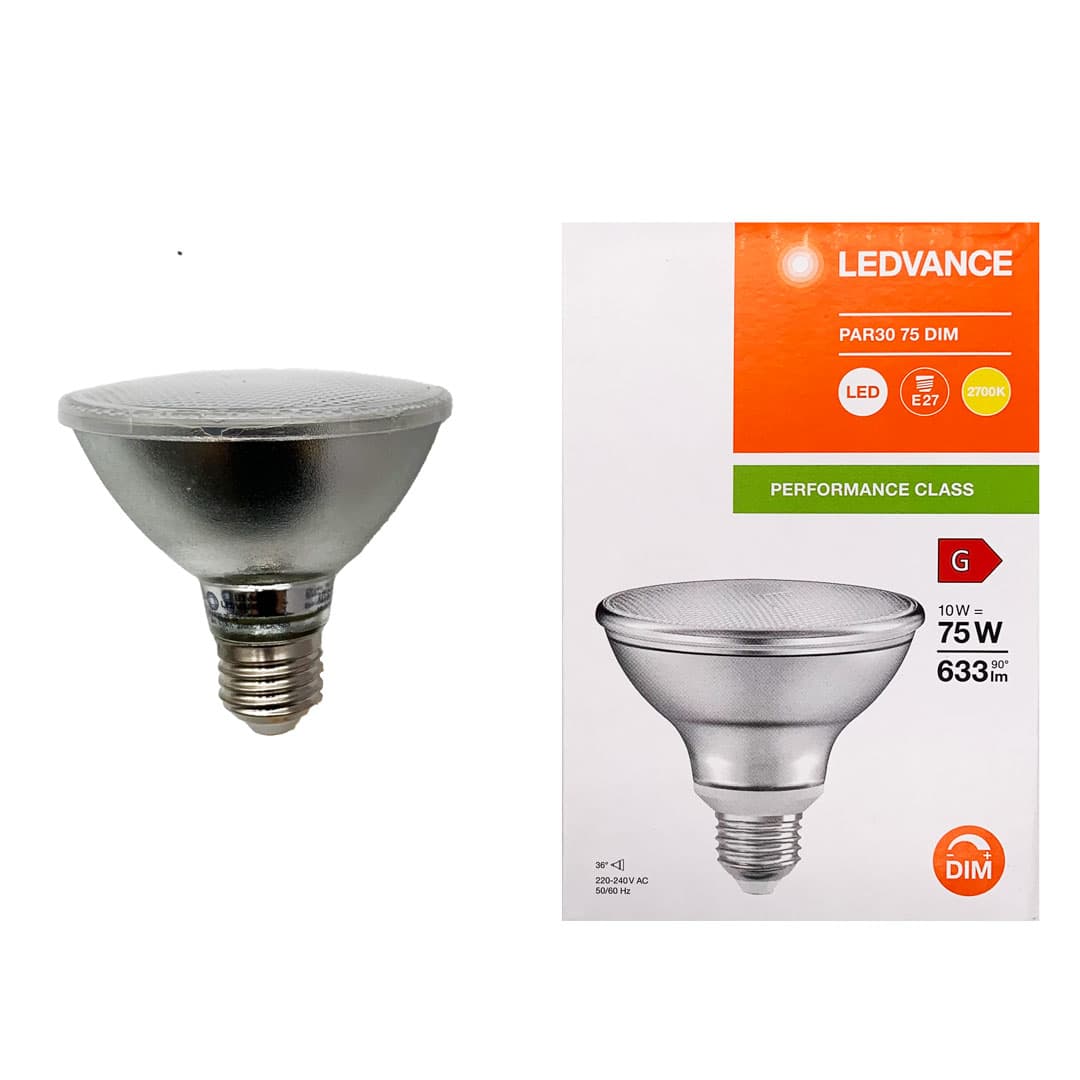 Lampada LED PAR30 10W 927 E27 Dimmerabile 36° LEDVANCE