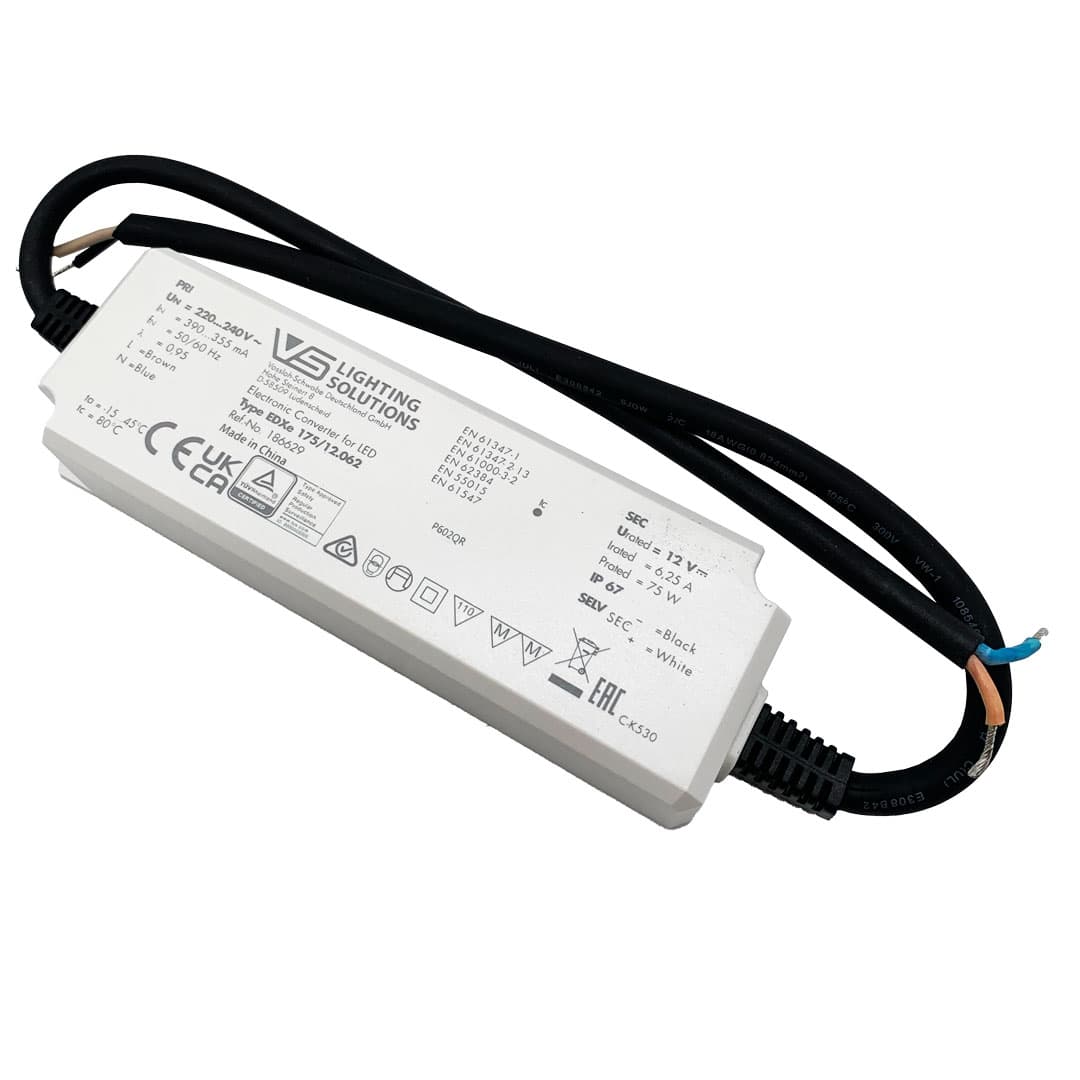 12V 75W IP67 LED Driver by Vossloh-Schwabe