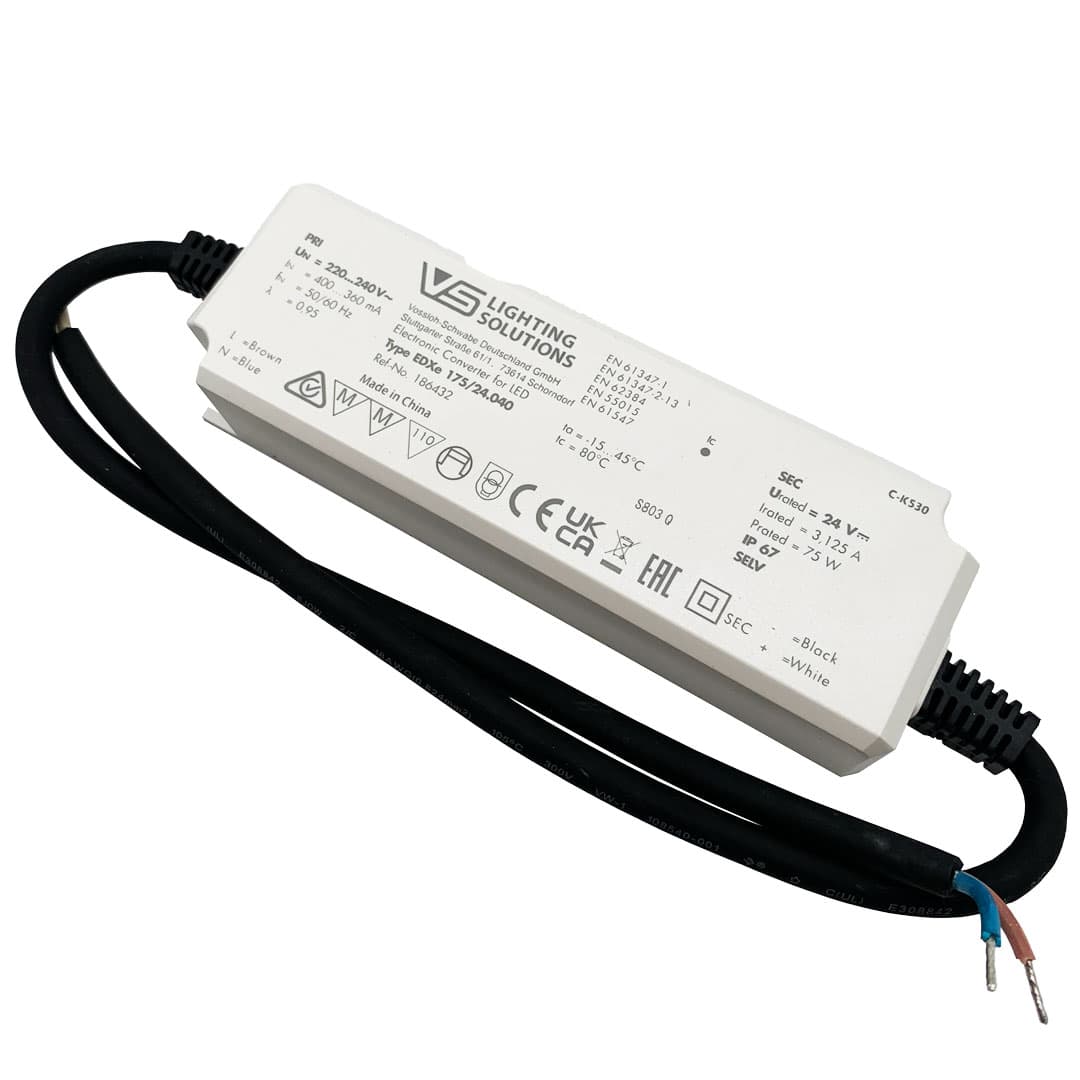 24V 75W IP67 LED Driver, Vossloh-Schwabe