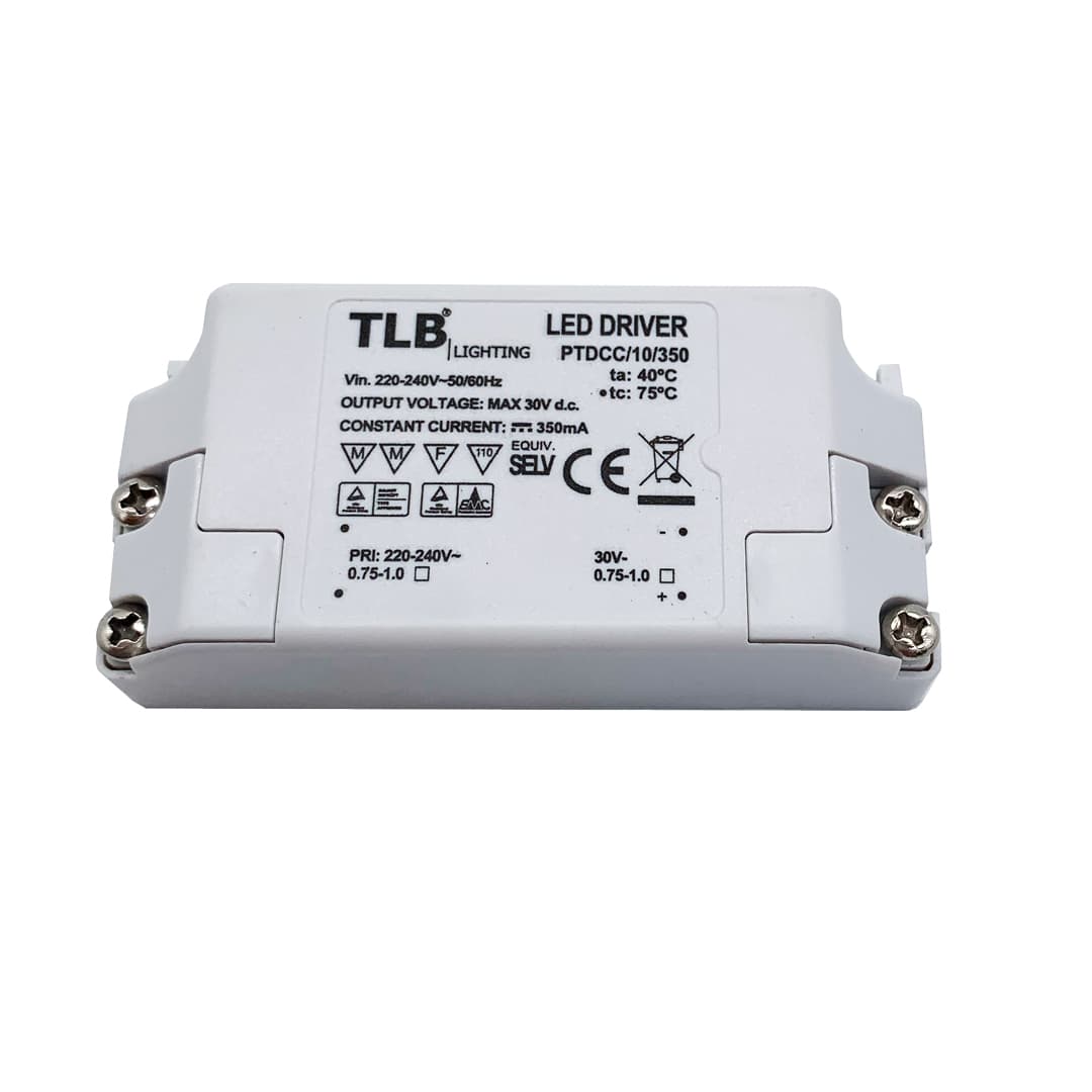 Controlador LED 350 mA 10 W TLB – Fuente de alimentación compacta