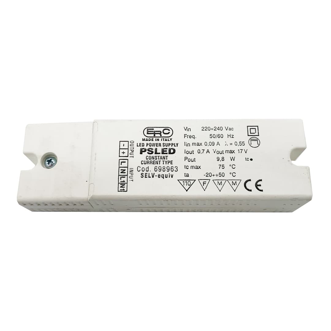 Controlador LED 700 mA 10 W ERC - Fuente de alimentación electrónica
