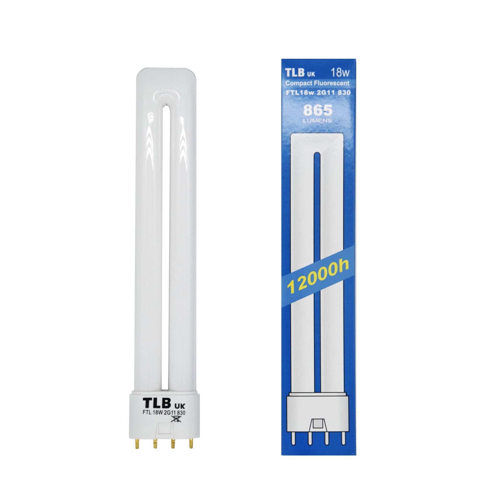Lampada Fluorescente PL-L 18W/830 2G11 SPL