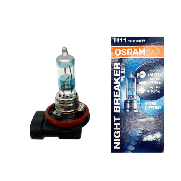 Lampada Automotive Night Breaker 55W 12V PGJ19-2 OSRAM - IdeaDiLuce