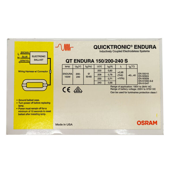 Alimentatore Elettronico Fluorescente QuickTronic Endura 150/200-240S OSRAM - IdaeDiLuce