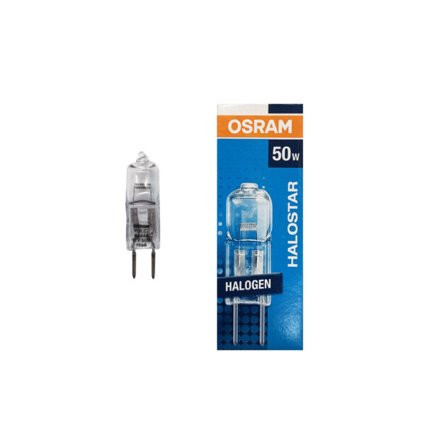 Lampada Alogena Bispina Clear 50W 12V GY6.35 OSRAM - IdeaDiLuce