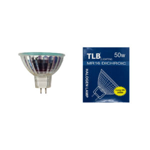 Lampada Alogena Dicroica MR16 38° 50W 12V GU5.3 TLB - IdeaDiLuce