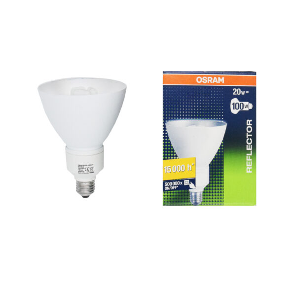 Lampada Fluorescente Reflector 20W 840 E27 OSRAM - IdeaDiLuce