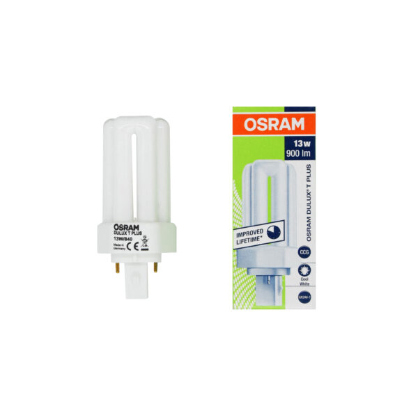 Lampada Fluorescente Dulux T 13W 840 GX24D-1 OSRAM - IdeaDiLuce