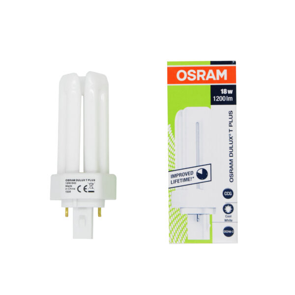 Lampada Fluorescente Dulux T 18W 840 GX24D-1 OSRAM - IdeaDiLuce