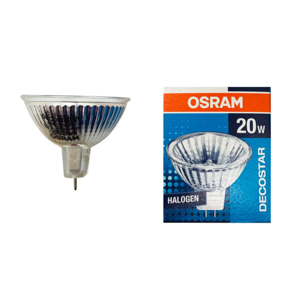 Lampada Alogena Decostar MR16 36° 20W 12V GU5.3 OSRAM - IdeaDiLuce