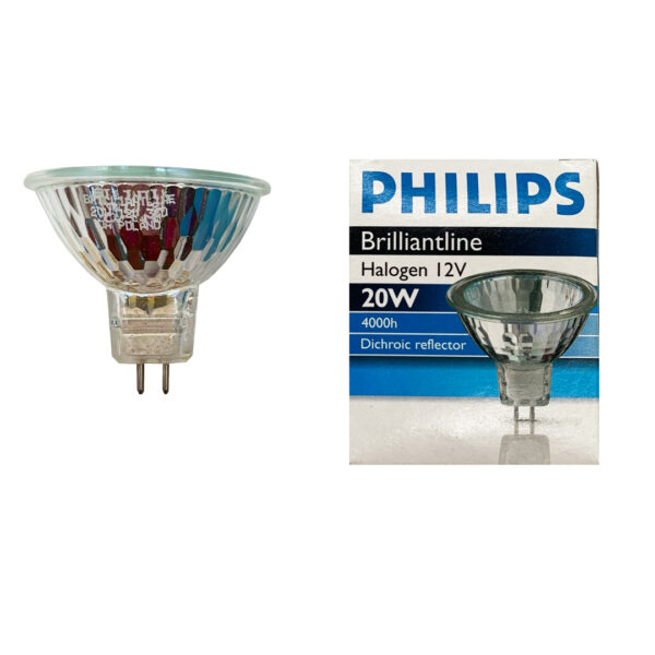 Lampada Alogena Brillantline MR16 36° 20W 12V GU5.3 PHILIPS - IdeaDiLuce