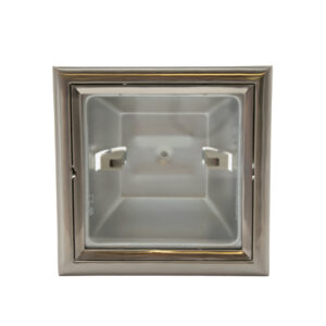 Square RX7S Nichel TLB Proiettore Quadrato da Incasso a Soffitto RX7S 118mm - IdeaDiLuce