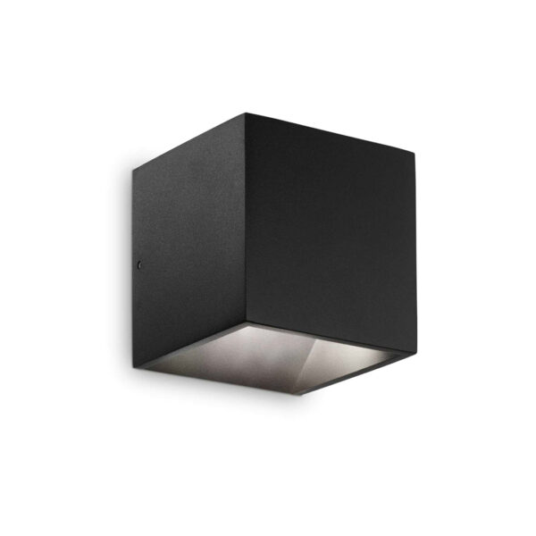 Rubik Nero Lampada da Parete per Esterno Ideal Lux - IdeaDiLuce