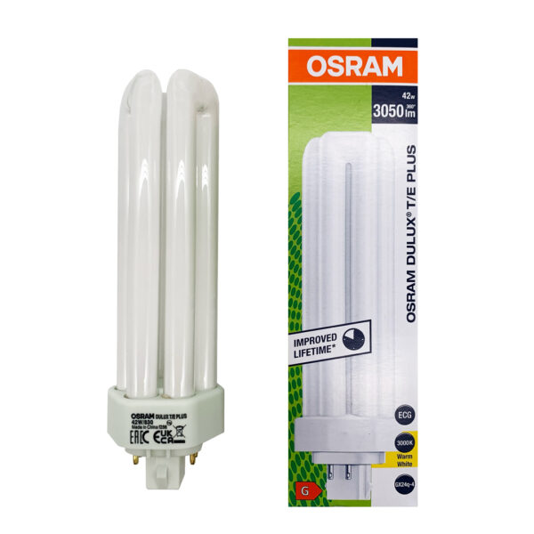 Dulux T/E Plus 42W 830 GX24Q-4 OSRAM - IdeaDiLuce