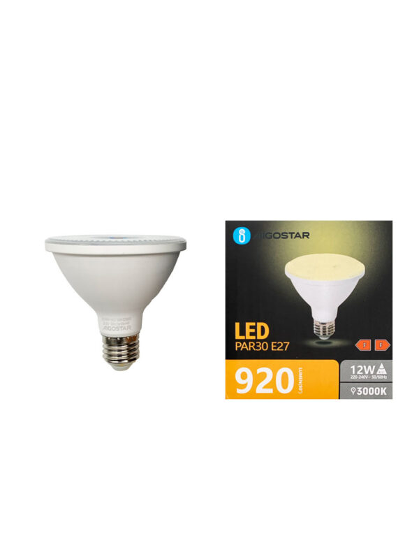 Lampada LED PAR30 12W 3000K 60° AIGOSTAR - IdeaDiLuce