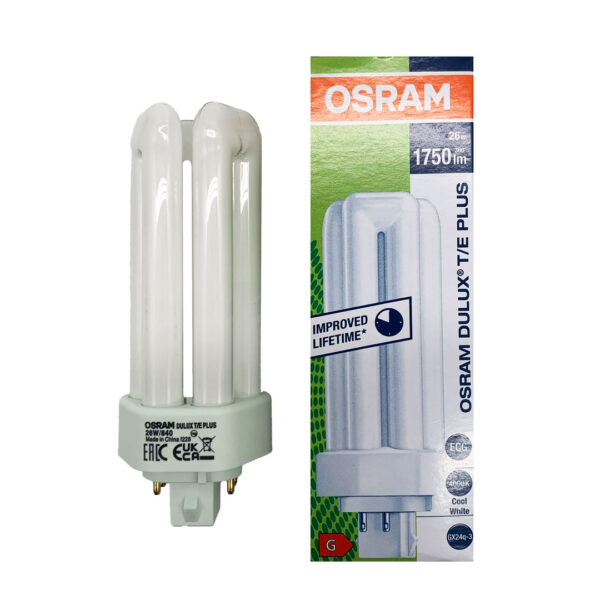 Lampada Fluorescente Dulux T/E 26W 840 GX24Q-3 OSRAM - ideaDiLuce