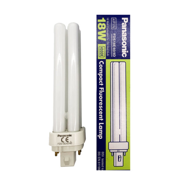 Lampada Fluorescente Dulux D/E 18W 840 G24Q-2 PANASONIC - IdeaDiLuce