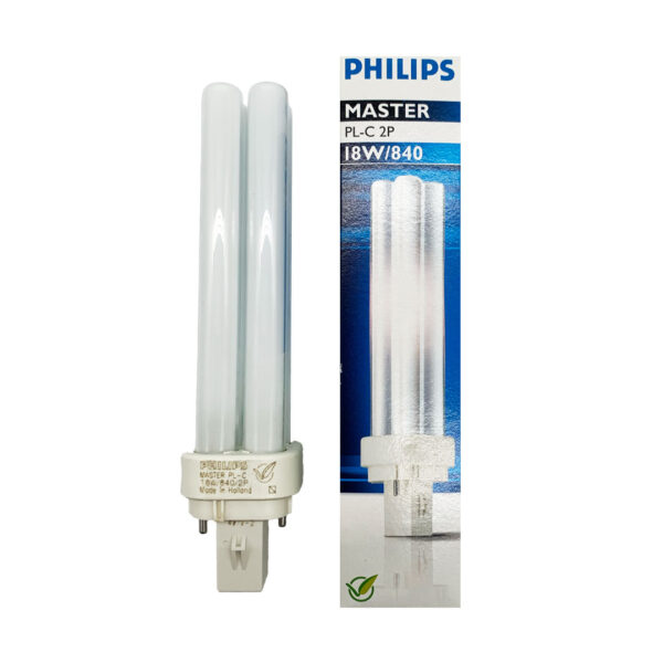 Lampada Fluorescente PL-C 2PIN 18W 840 G24D-2 PHILIPS - IdeaDiLuce