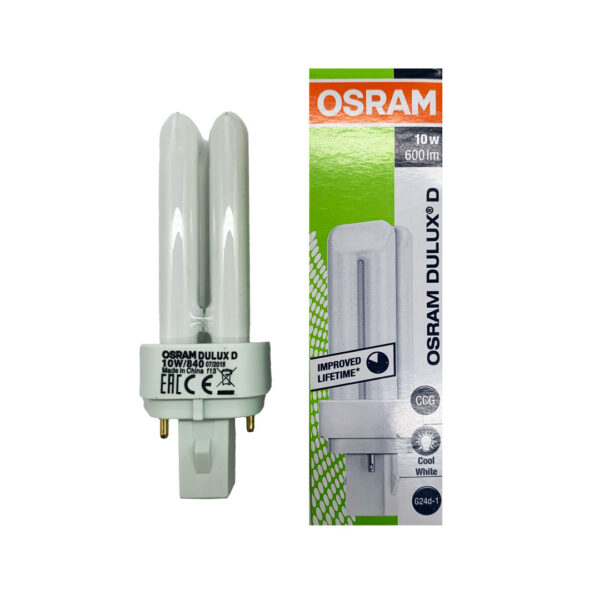 Lampada Fluorescente Dulux D 10W 840 G24D-1 OSRAM - IdeaDiLuce