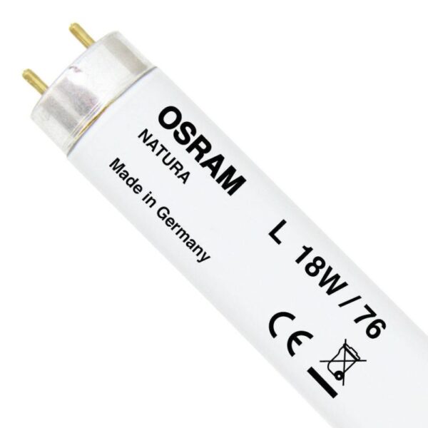 Tubo Fluorescente Neon T8 18W 76 Natura OSRAM - IdeaDILuce