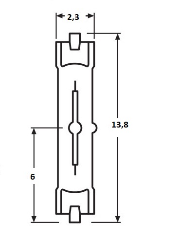 Powerball HCI 150W 830 RX7S OSRAM - immagine 3