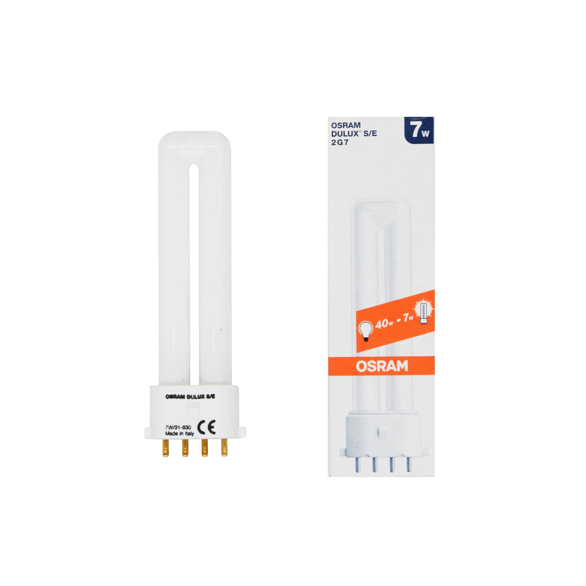 Dulux S/E 7W 830 2G7 OSRAM