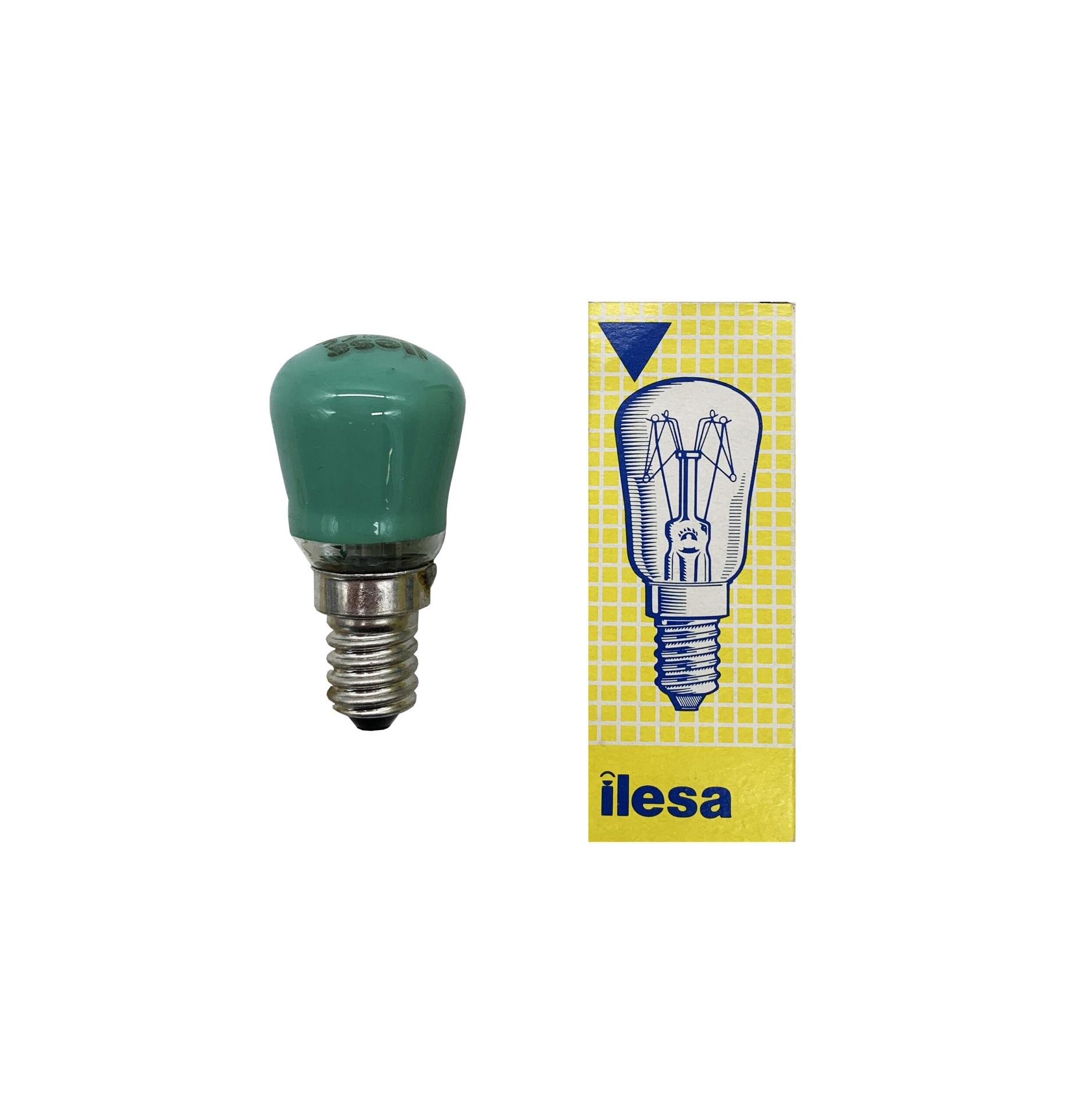 Pera 13W Verde E14 ILESA