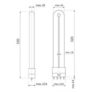 Dulux L 40W 840 2G11 OSRAM