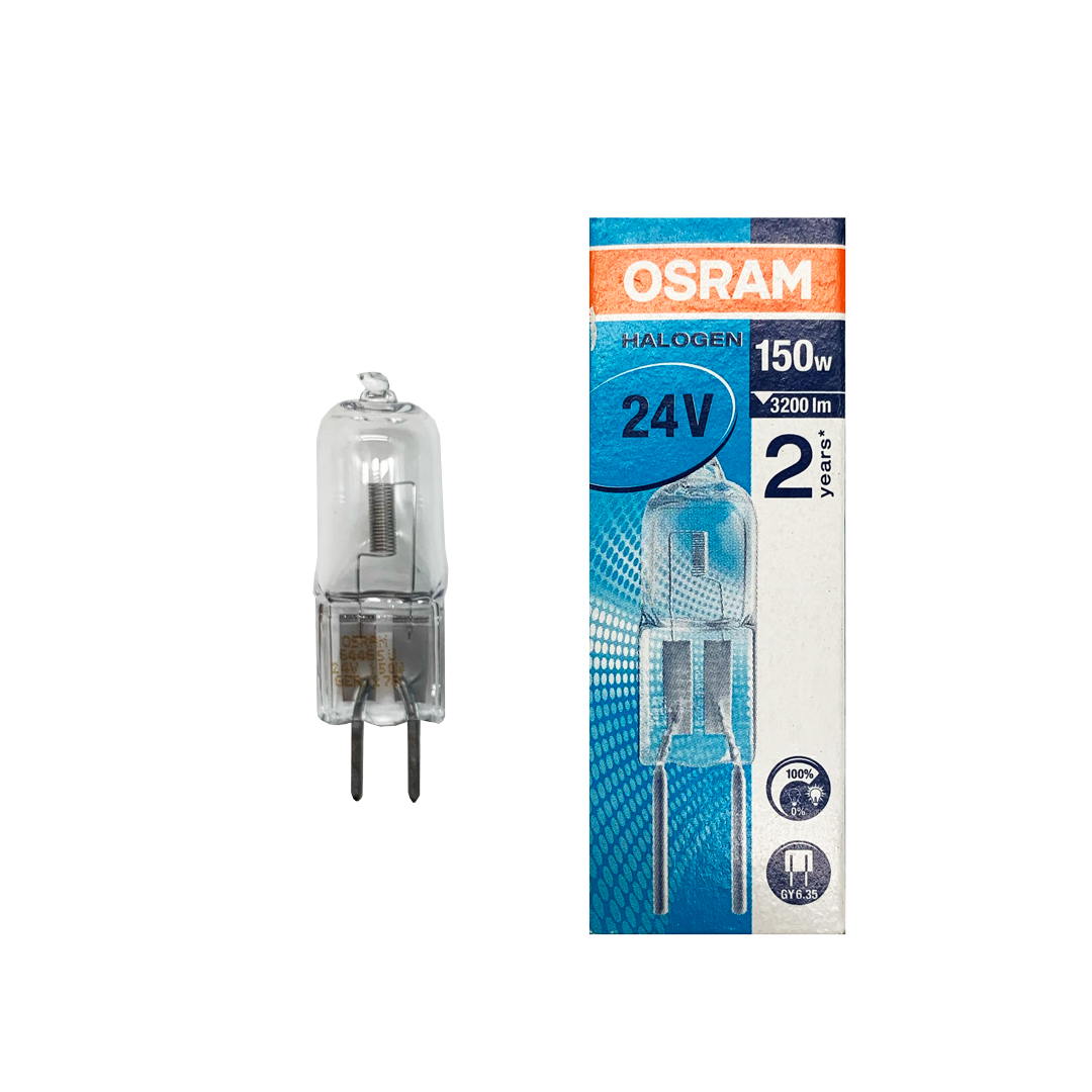 Bispina Clear 150W 24V 3000K GY6.35 OSRAM
