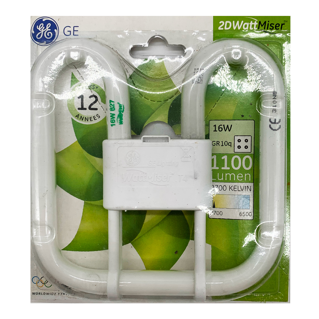 Biax 2D 16W 2700K GR10q 4 Pin GE