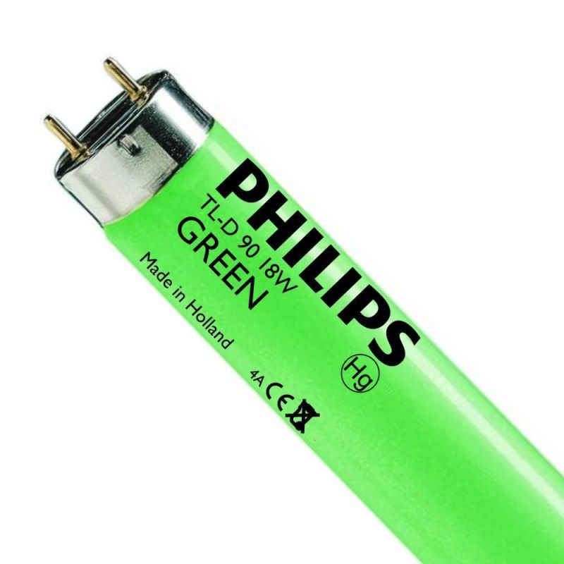Tubo Fluorescente Neon T8 18W/17 Verde PHILIPS