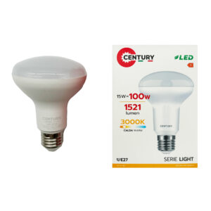 Spot R80 LED 15W 3000K E27 CENTURY