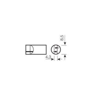 Tubo Fluorescente Neon T2 FM 6W 760 OSRAM