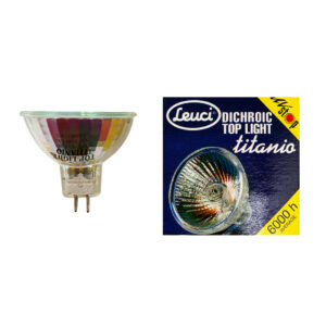 Dicroica Verde MR16 24° 50W 12V GU5.3 LEUCI