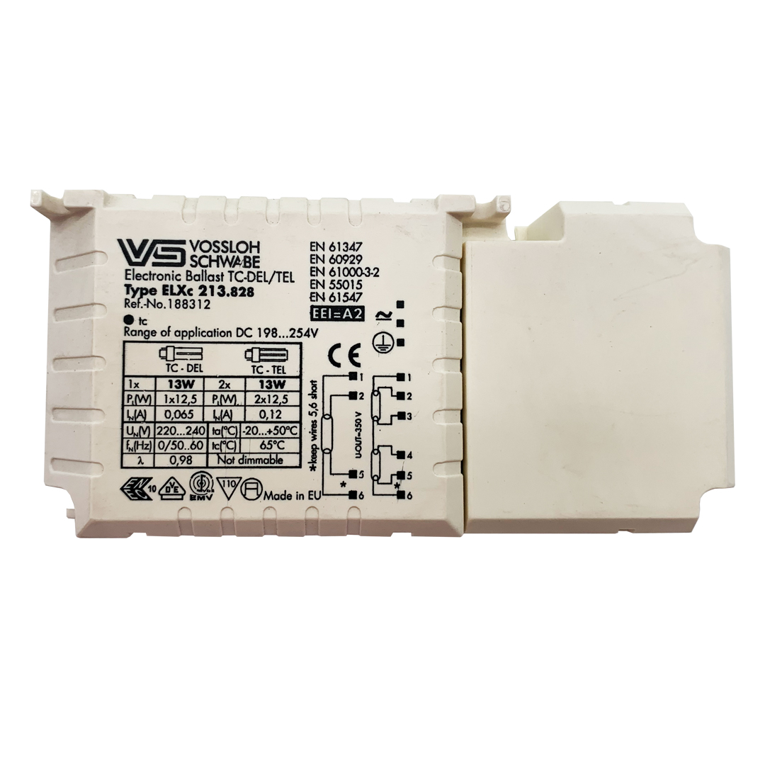 Ballast Elettronico Fluorescente 13W-2x13W VOSSLOH