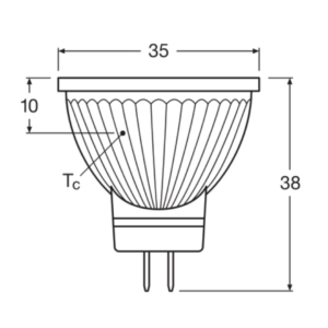 Decostar MR11 36° 4.2W 12V GU4 LEDVACE