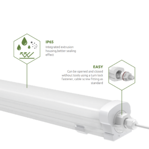 Plafoniera LED Stagna IP65 36W 4000K 114cm TLB