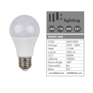 LED A60 11W 3000K E27 TLB