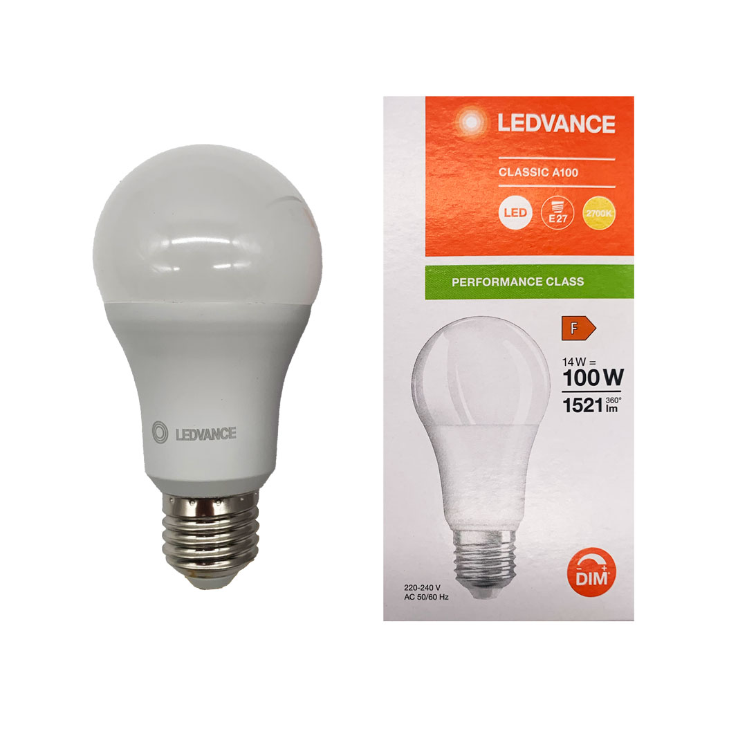 LED A100 14W 2700K E27 DIM LEDVANCE