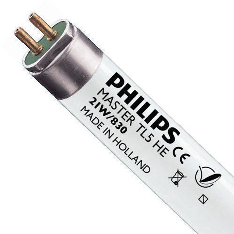 Tubo Fluorescente Neon T5 21W 830 PHILIPS